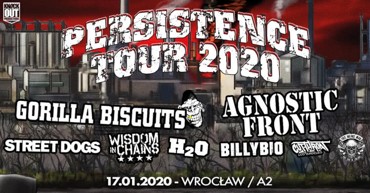 Pełny skład trasy Persistence Tour 2020