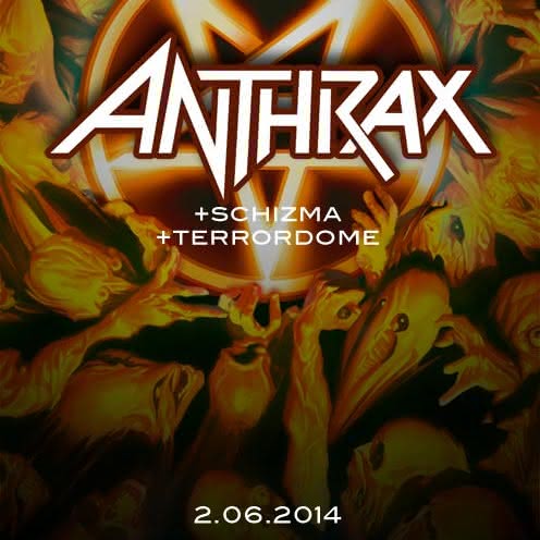 Znamy rozpiskę czasową koncertu Anthrax w Krakowie