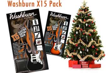 Washburn X 15 Pack - świąteczny zestaw gitarowy