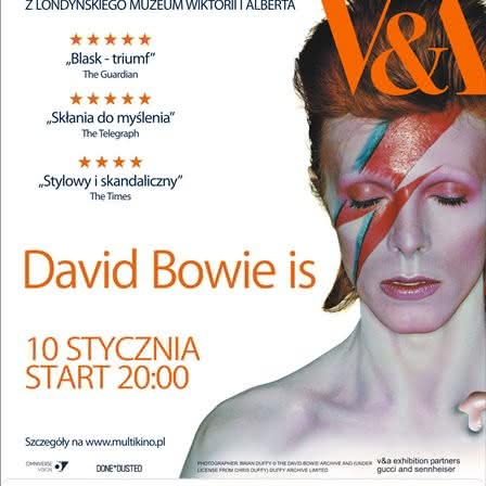 "David Bowie is" w Multikinie