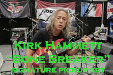 Nowe przetworniki EMG Kirk Hammett Bone Breaker