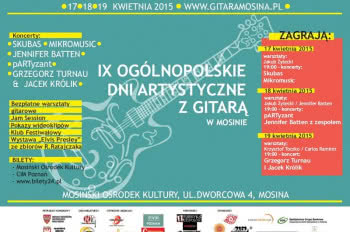 IX Ogólnopolskie Dni Artystyczne z Gitarą w Mosinie