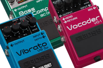 NAMM 2016: Nowe efekty BOSS - Waza Craft VB-2W Vibrato, VO-1 Vocoder i BC-1X Bass Compressor