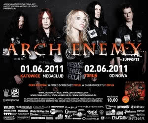 Arch Enemy w Polsce - Konkurs