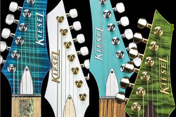 Nowe kształty główek w instrumentach Kiesel Guitars & Carvin Guitars Custom Shop