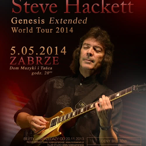 Steve Hackett w Zabrzu - ostatnie dni promocyjnych biletów