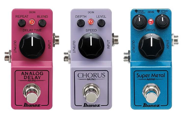ギター Ibanez Analog Delay Mini IBANEZ Analog Delay Mini, Chorus Mini, Super Metal Mini | Efekty