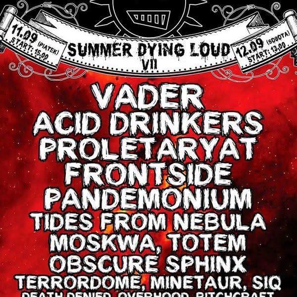 Summer Dying Loud 2015 - wygraj bilet!