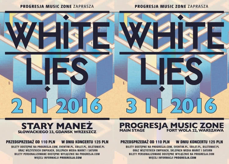 White Lies na dwóch koncertach w Polsce