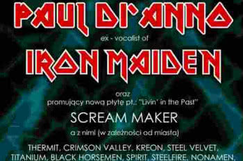 Paul Di'Anno nagra DVD w Polsce