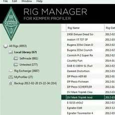 Nowa wersja oprogramowania oraz RigManager dla procesora i wzmacniacza Kemper Profiler