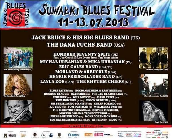 Pełny program Suwałki Blues Festival 2013