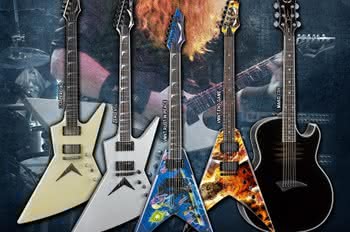Dave Mustaine i modele gitar Dean 2011