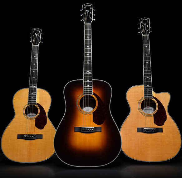 Nowa seria gitar akustycznych Fender Paramount