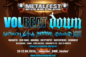 MetalFest 2013 - kolejne kapele!