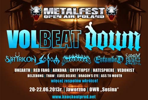 MetalFest 2013 - kolejne kapele!
