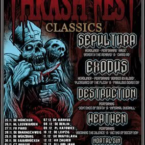 Thrashfest Classic Tour - głosujcie na utwory