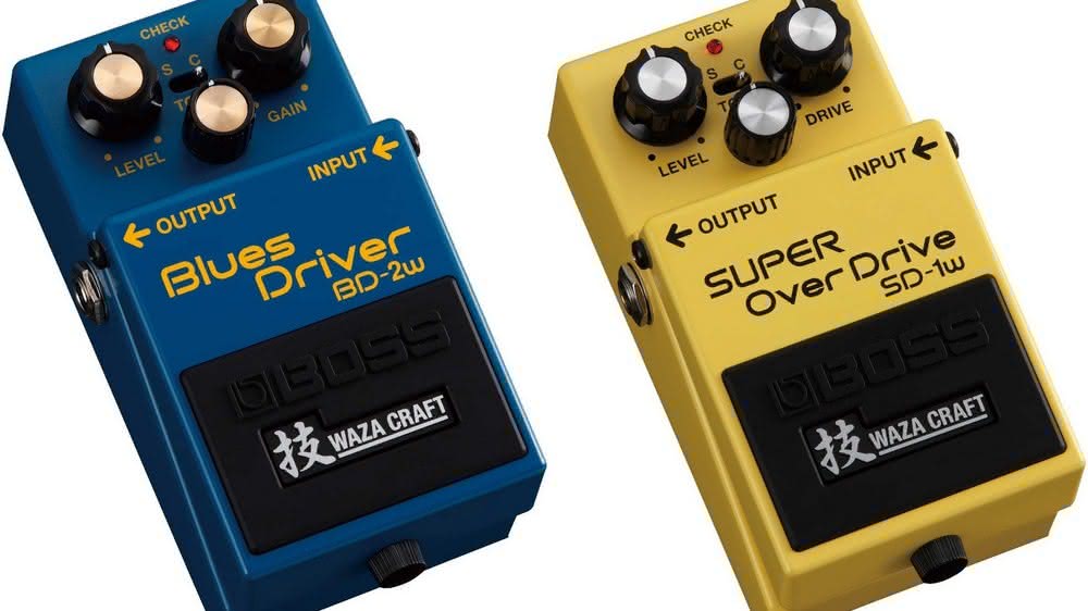 BOSS BD-2w Waza Craft Blues Driver, SD-1w Waza Craft Super