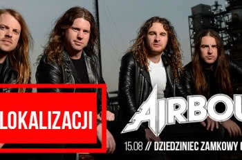 Nowa lokalizacja poznańskiego koncertu Airbourne