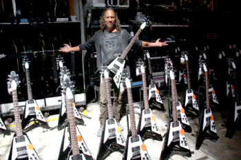 Kirk Hammett opowiada o swoim Gibsonie Flying V