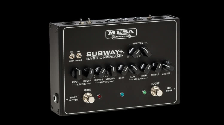 Mesa/Boogie rozwija serię Subway – kompaktowy preamp Subway+ Bass DI-Preamp II