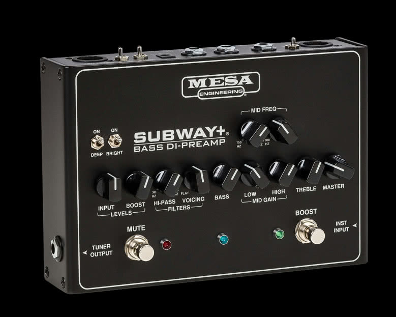 Mesa/Boogie rozwija serię Subway – kompaktowy preamp Subway+ Bass DI-Preamp II