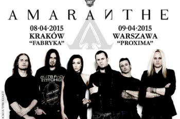 Amaranthe w Polsce już jutro