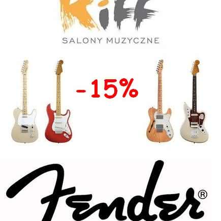 15% rabatu na produkty marki Fender w Riffach