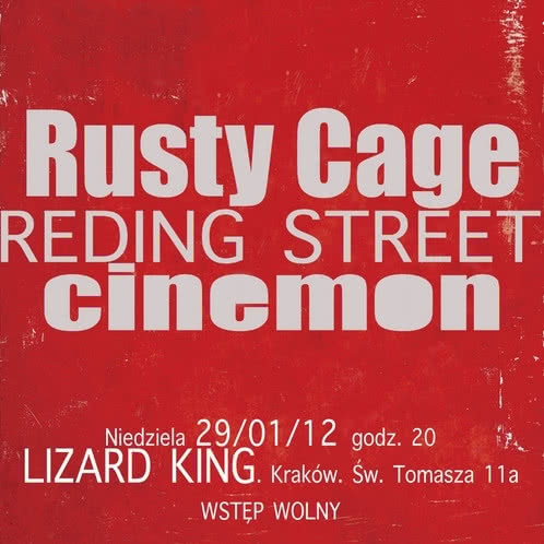 Rusty Cage w klubie Lizard King