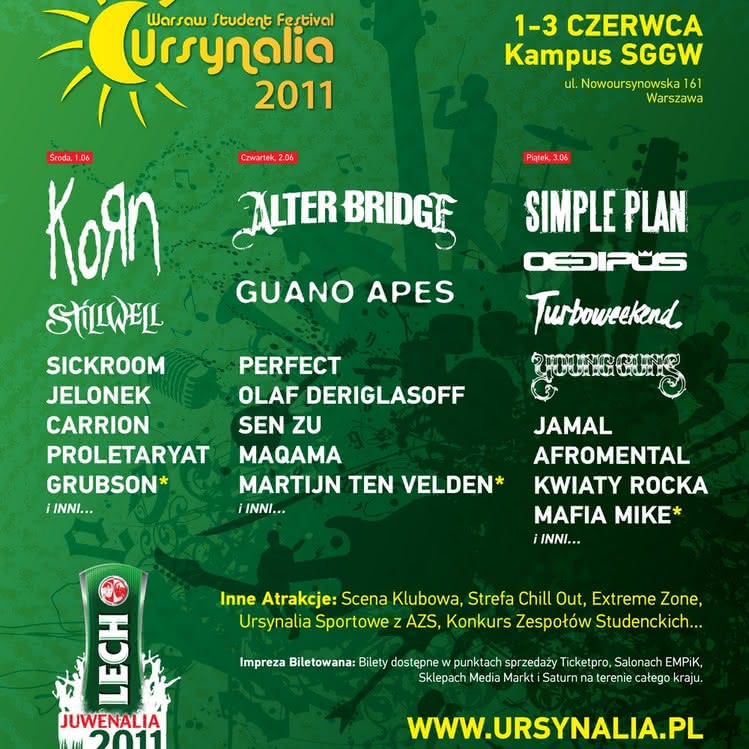 Ursynalia 2011 już w przyszłym tygodniu