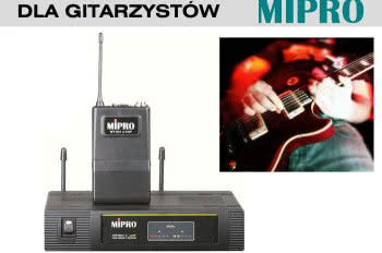 System bezprzewodowy MiPro dla gitarzystów