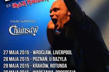 Blaze Bayley na pięciu koncertach w Polsce