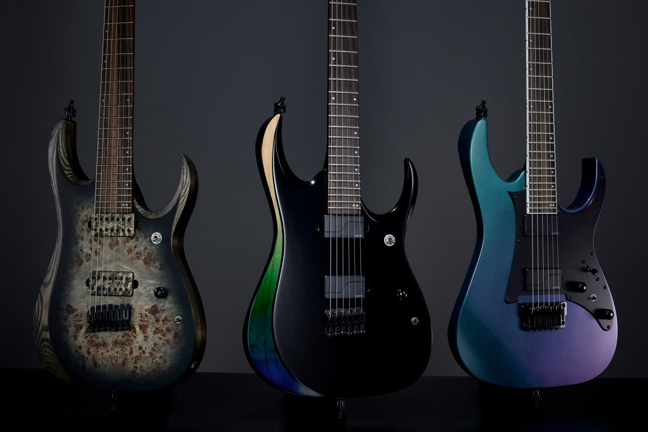 ギター Ibanez Axion Label RG631ALF IBANEZ RG631ALF-BCM AXION LABEL - GITARA ELEKTRYCZNA - Riff