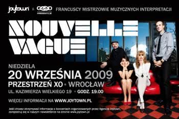 Nouvelle Vague na dwóch koncertach w Polsce