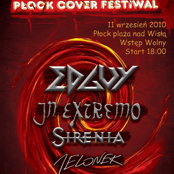 Płock Cover Festiwal już za miesiąc - znamy dokładną rozpiskę! Spotkaj się z muzykami EDGUY!