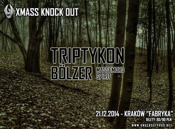 XMASS Knock Out: Triptykon i Bolzer w Krakowie