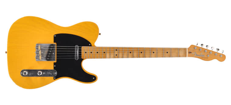 FENDER - 75TH ANNIVERSARY VINTERA ROAD WORN 1951 TELECASTER / AMERICAN PROFESSIONAL CLASSIC CABRONITA TELECASTER