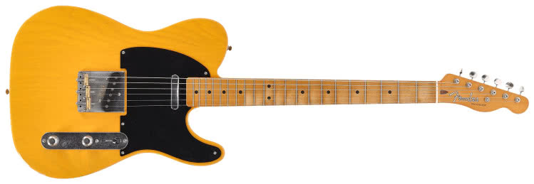 FENDER - 75TH ANNIVERSARY VINTERA ROAD WORN 1951 TELECASTER / AMERICAN PROFESSIONAL CLASSIC CABRONITA TELECASTER