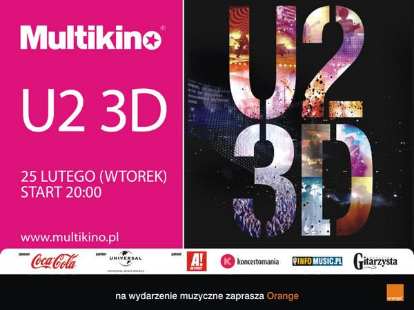 Zobacz U2 3D w Multikinie!